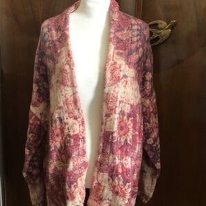 Anthropologie Persian print cardigan